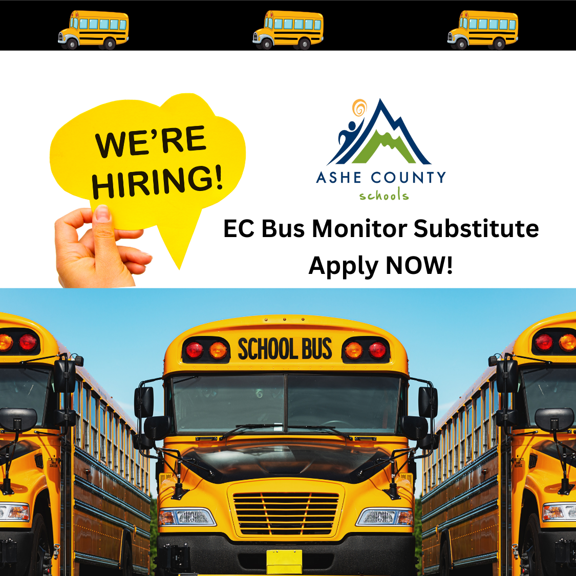  OPEN POSITION for an EC Bus Monitor Substitute